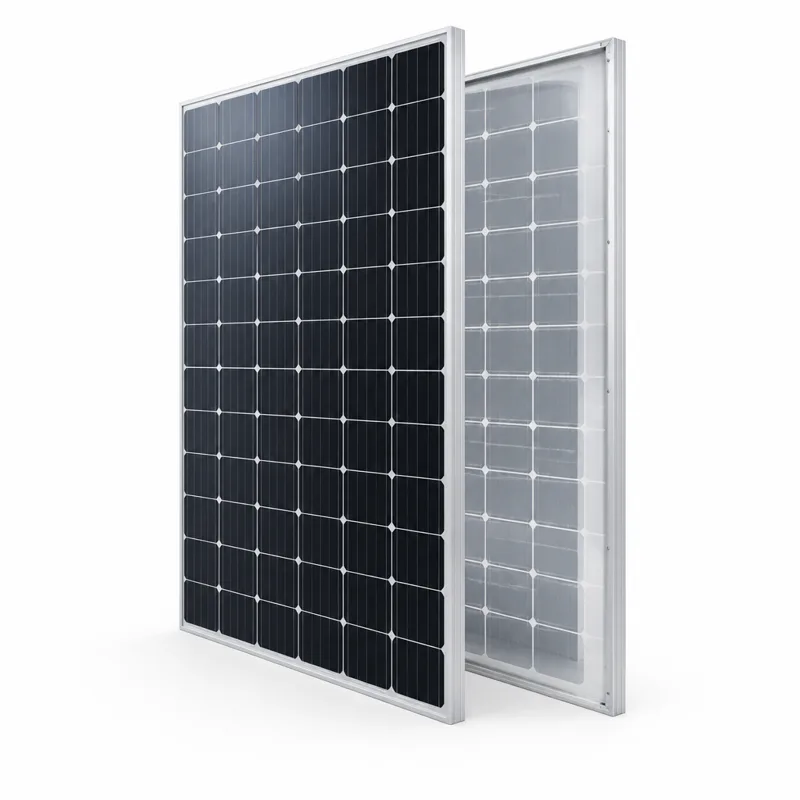 Panel solar bifacial